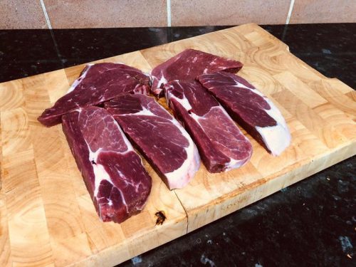 750g Boneless Lamb Steaks