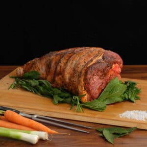 Minted Whole Leg of Lamb