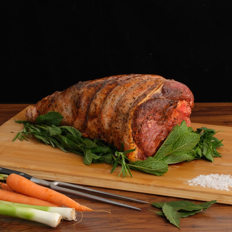 Minted Whole Leg of Lamb