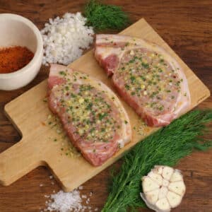 Pork Loin Steaks (Garlic Butter)