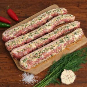 Pork Belly Slices (Garlic Butter)