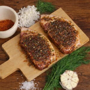Pork Loin Steaks (Jamaican Jerk)
